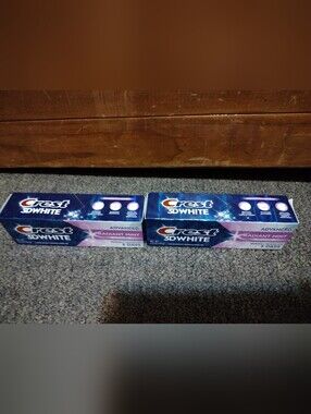 Crest 3D White Radiant Mint Advanced Toothpaste 2.4 OZ Each